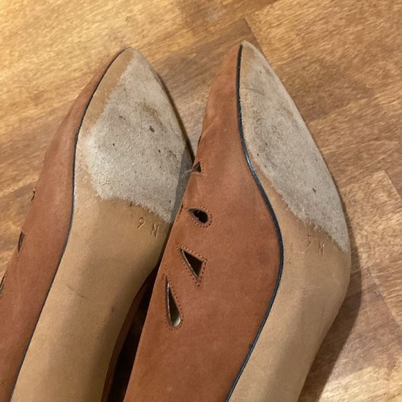 Evan Picone Rust Suede Pumps Size 9N - Picture 6 of 9